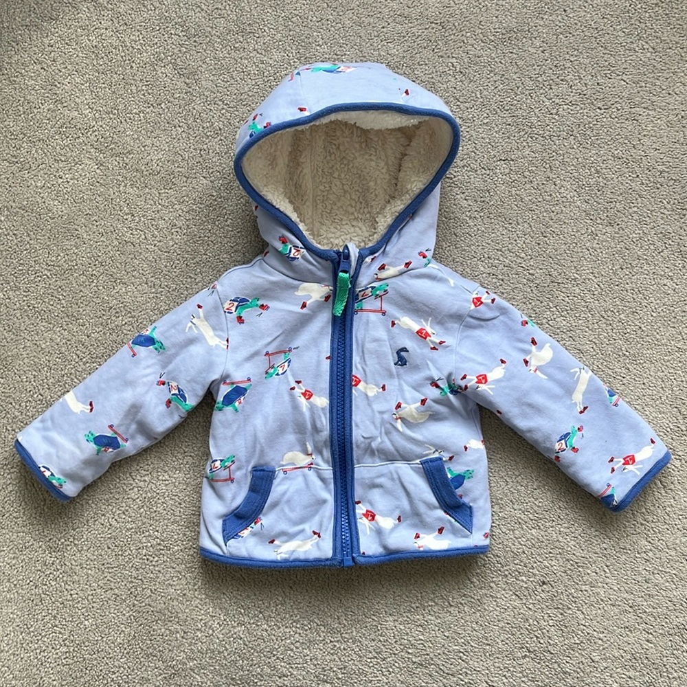 Joules Reverseable Baby Jacket